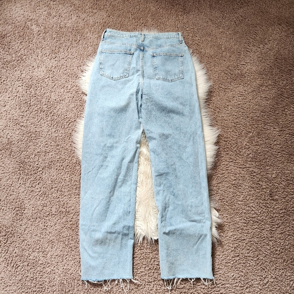 Light Blue Distressed Jeans - Picture 2 of 4